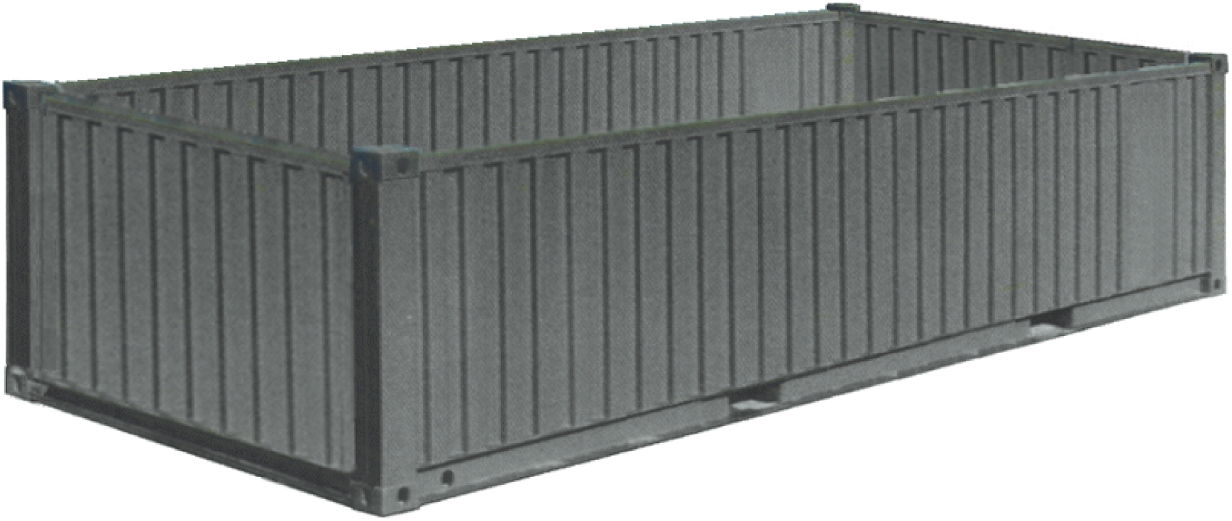 20’ x 4’ High Open Top ISO Cargo Container