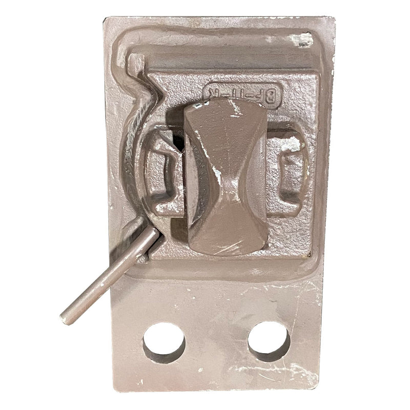 SB1470.SPR - Deck Mount Twistlock with Side Plate, 2 Hole (RH)